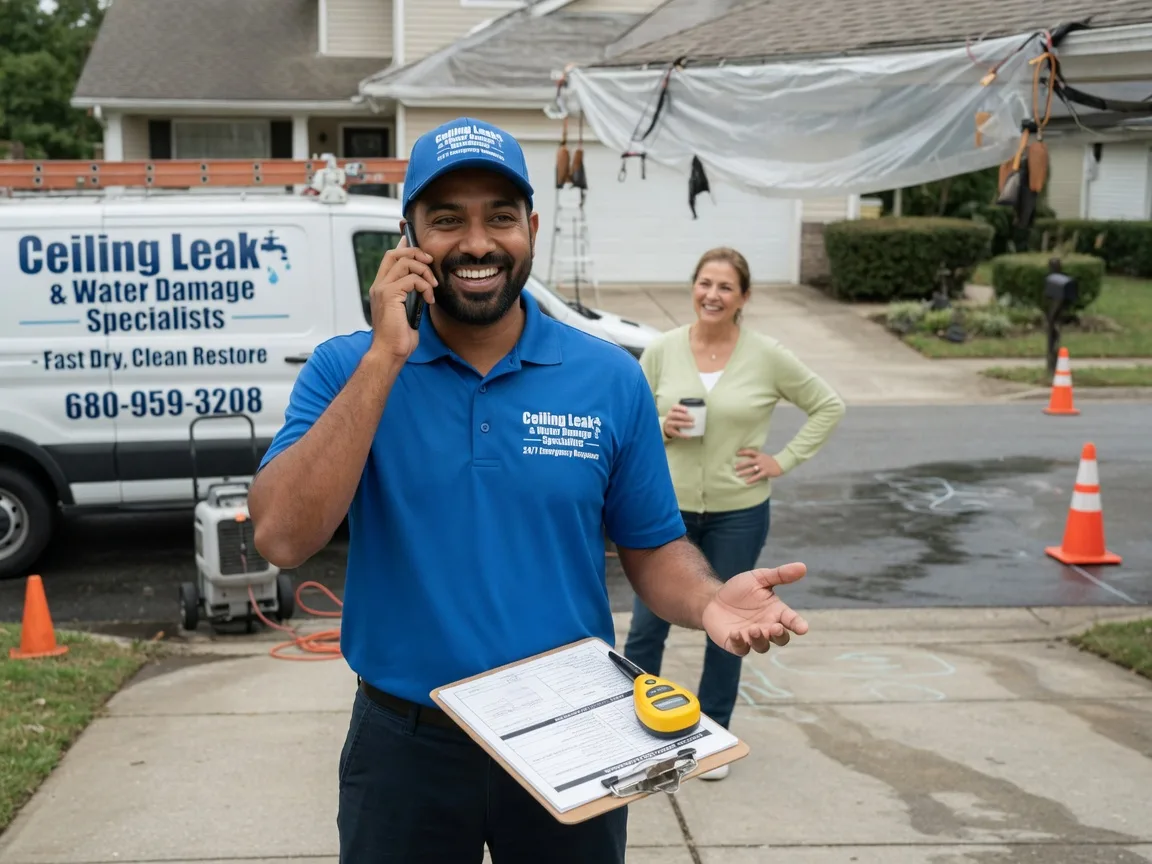 Ceiling Leak Cleanup Saint James, MD FAQs